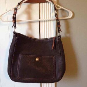 Coach Brown Leather Hobo Bag